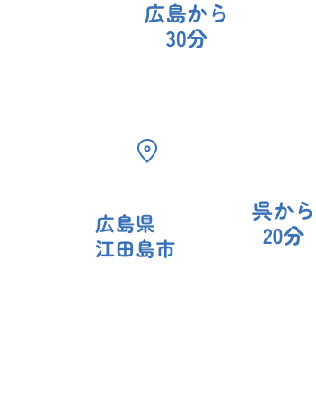 江田島の地図